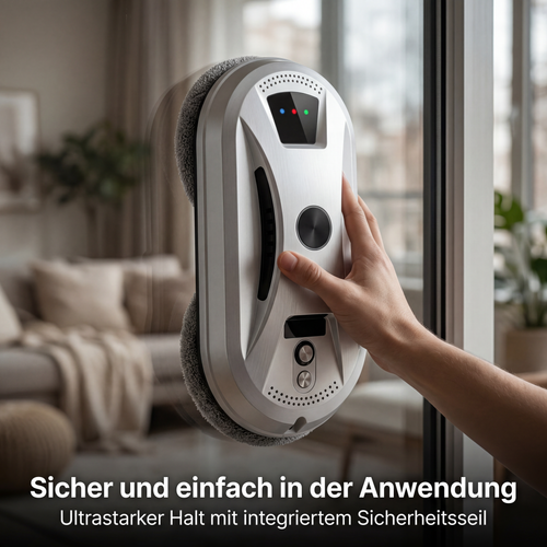 Sichtra Air an der Fensterscheibe anbringen